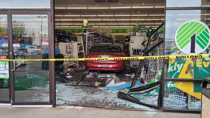 Buick Dollar Tree Crash