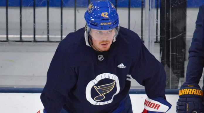 Geekie scores twice, Kraken defeat Blues to end 3-game skid