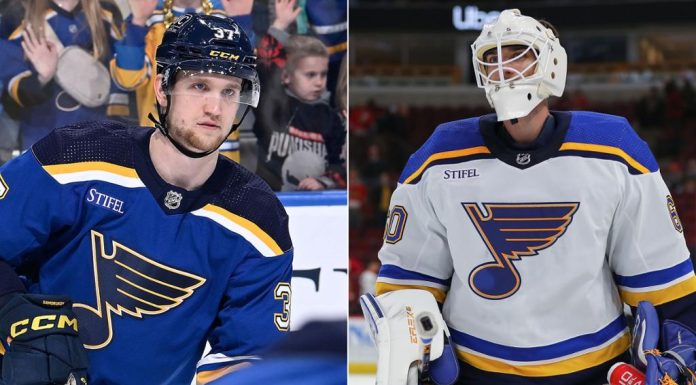 Blues assign Samorukov, Zherenko to Springfield