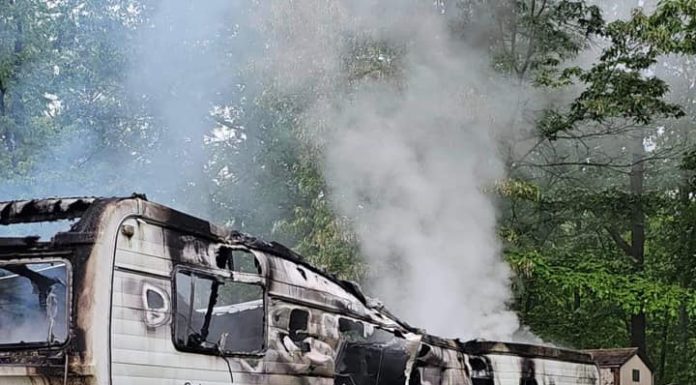 Local Fire Departments Fight Fire Early Sunday Morning
