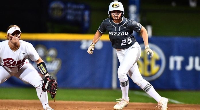 Mizzou Softball Falls to No. 14/13 Alabama Wednesday at SEC Tournament
