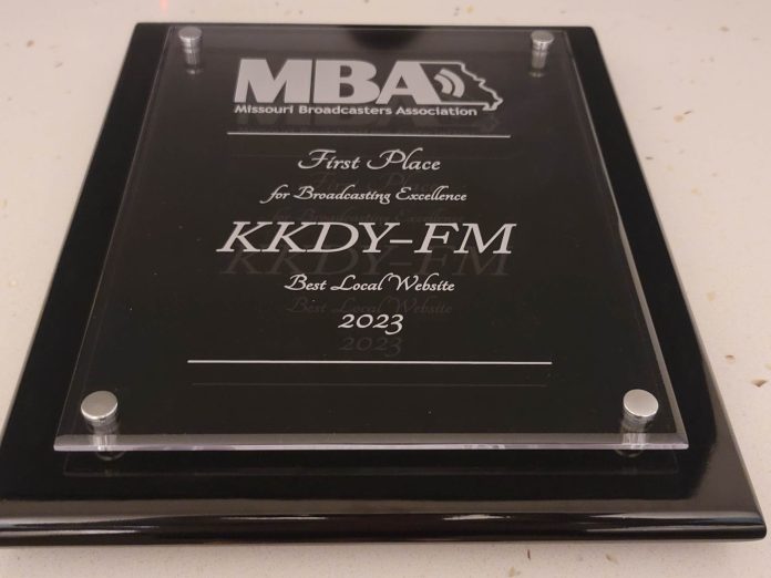 MBA Award 1st Place KKDY Ozark Radio News