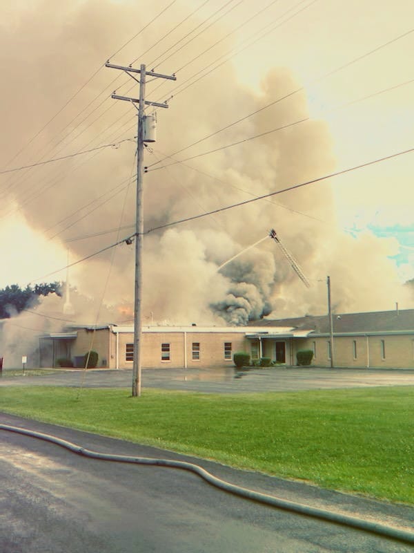 Mountain Grove Church Fire