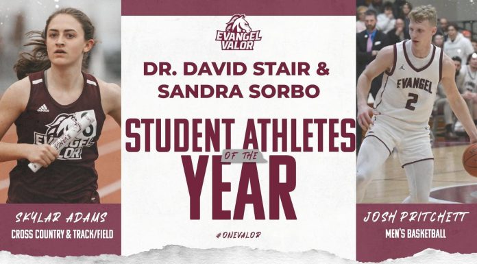 Pritchett and Adams Named Dr. David Stair and Sandra Sorbo Student-Athletes of the Year