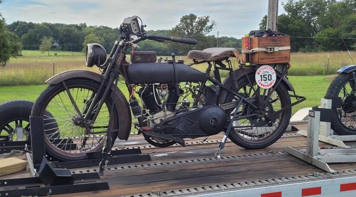 Why are there so many motorcycles traveling in the Ozarks today? It’s the Pre-1933 Motorcycle Cannonball Endurance Run!