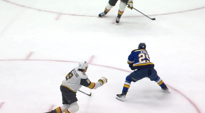 Golden Knights score 4 in 2nd, rally past Blues