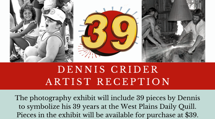 Dennis Crider to hold Artist Reception at OzSBI