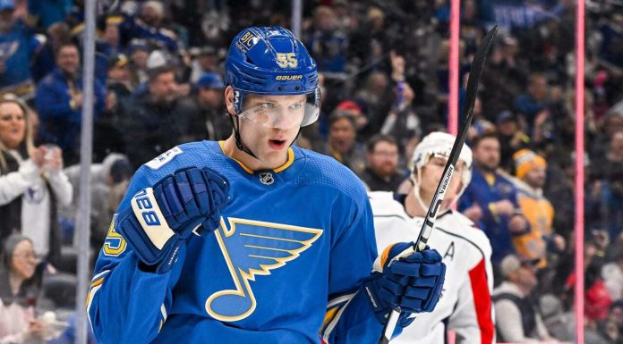 Binnington makes 18 saves, Blues shut out Capitals