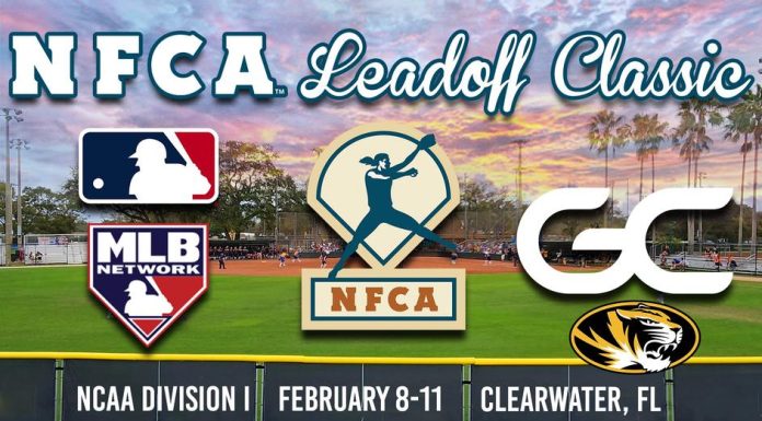 Softball’s NFCA Division I Leadoff Classic Game to be Aired Live on MLB Network