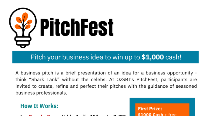 OzSBI “Pitch-Fest” Announced for Later This Year