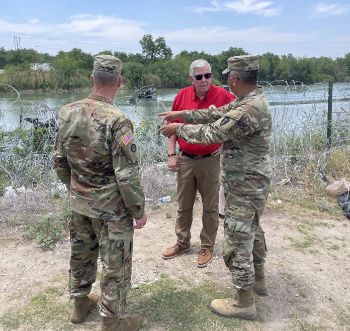Governor Parson visits Southern Border