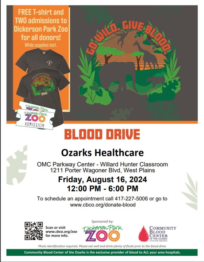 OZHC drive July 24