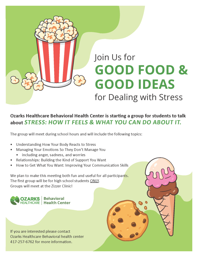 Stress for Students flyer