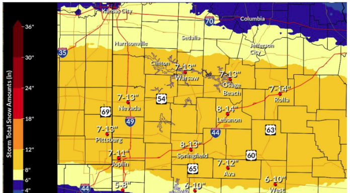 Possibility of 1ft of Snow, High Chance of Dangerous Cold This Week