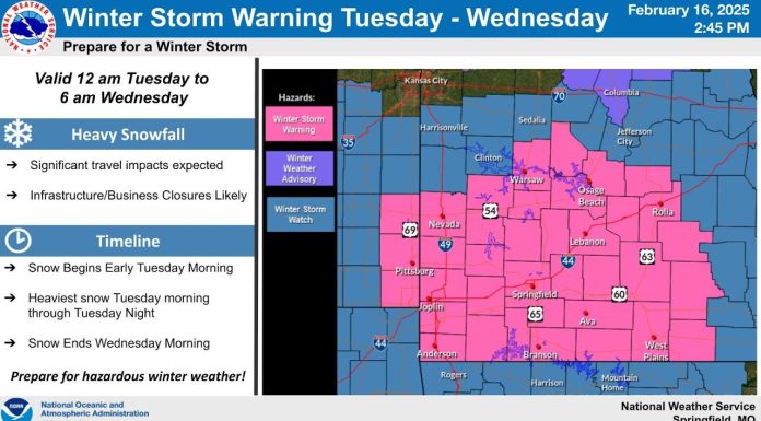 Winter Storm Warning Video Briefing