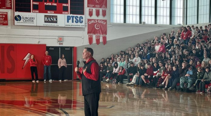West Plains High School Welcomed Jim Marshall for Mental Health Talk