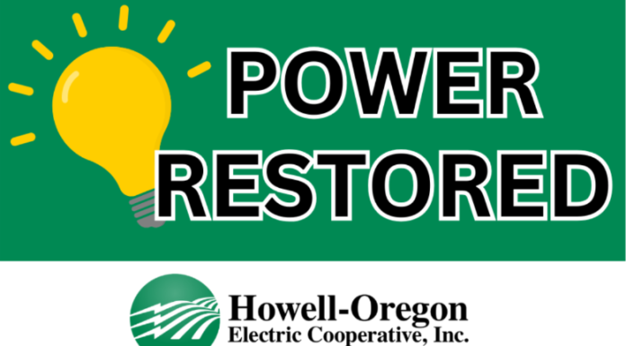 All Howell Oregon Members’ Power Restored