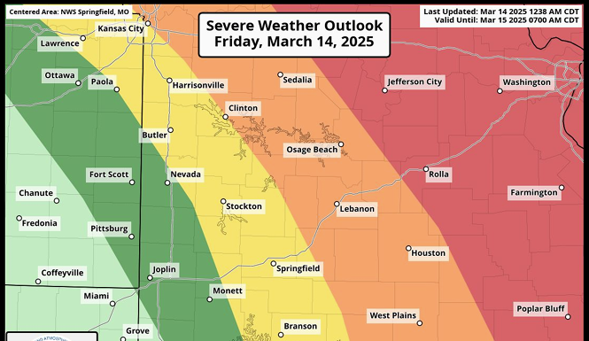 Latest NWS Info on Incoming Storms Tonight