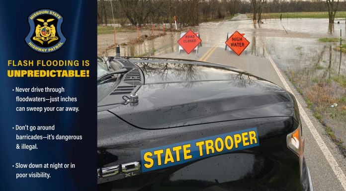 MSHP Issues Cautionary Advice As Flooding Conditions Move In
