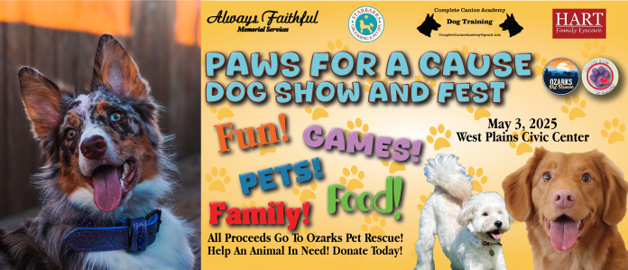 PAws For A Cause Event Banner