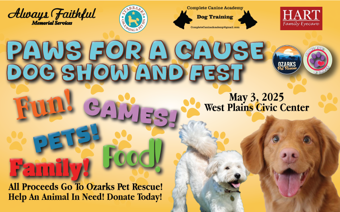 PAws For A Cause Event Banner