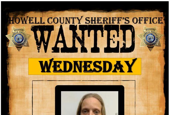 Howell County Sherriff’s Department Wanted Wednesday