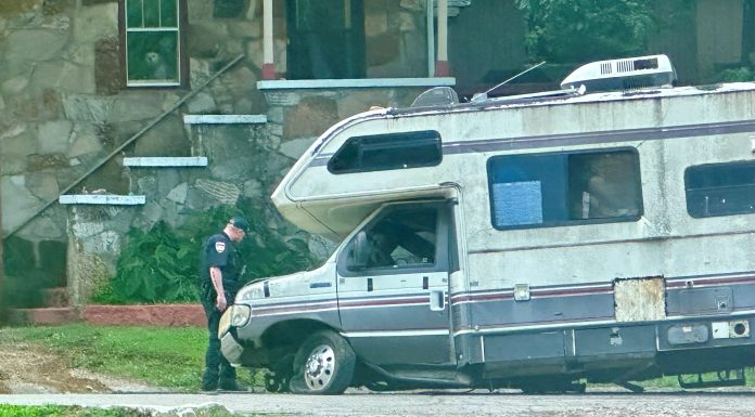 Motorhome Crashes Within Feet of a Home in Thayer