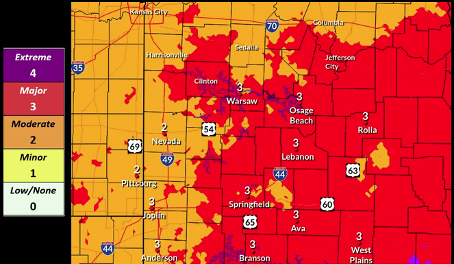 NWS Steve Runnels on Heat Risk and How 4/4 is Expected in Parts of the Ozarks Next Week