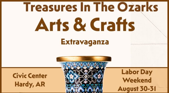 Treasures in the Ozarks Craft Show Returns to Hardy Civic Center