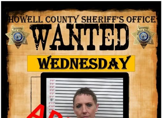 Howell County Sheriff’s Wanted Wednesday Fugitive Captured