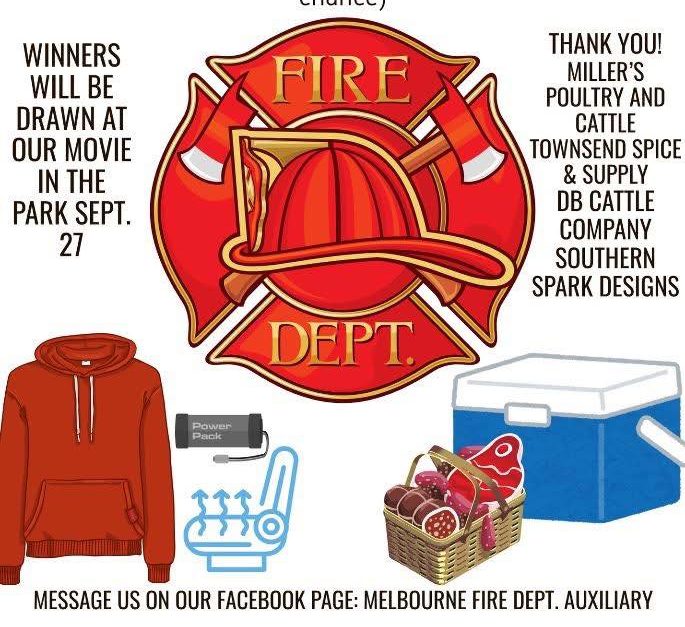 Melbourne Fire Department Raffle