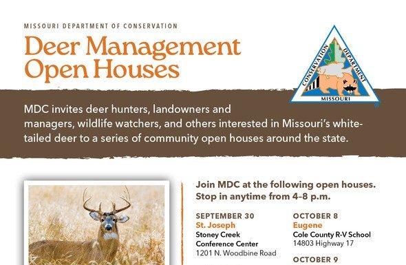 White-tail Deer Open Houses from Missouri Department of Conservation