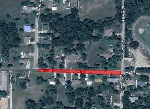 Tenth Street in Willow Springs Closed Today