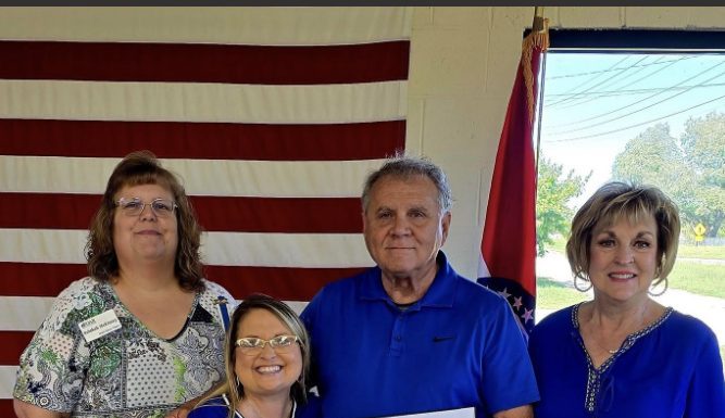 Ozarks Spring NSDAR presents Rick Fraizer with Community Service Award