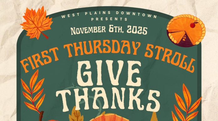 West Plains Downtown Stroll to Include Food Drive for Bridges Program