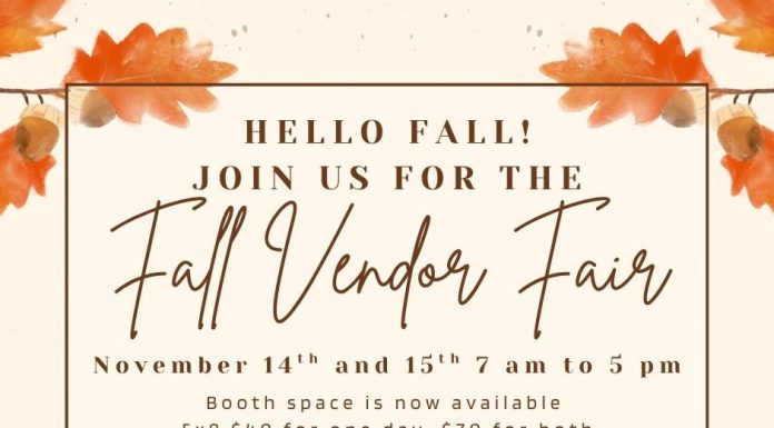 Fall Vendor Fair at Mountain View Missouri this Weekend
