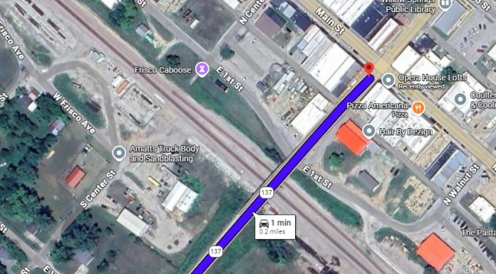 Route 137 Leading into Willow Springs to Close for Roadwork in January