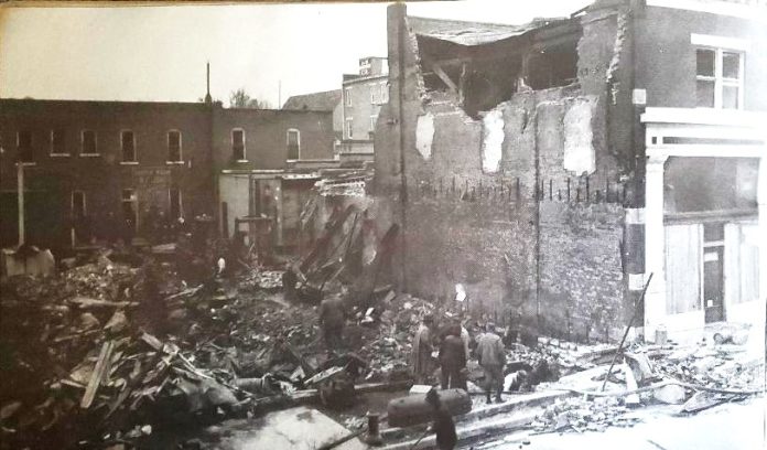 explosion site