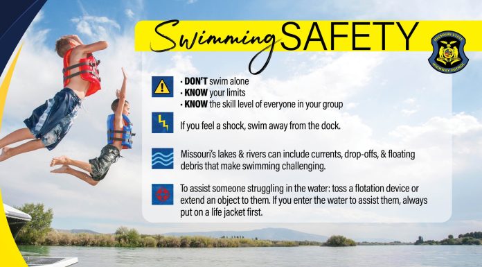 Water Safety Tips from Missouri State Highway Patrol