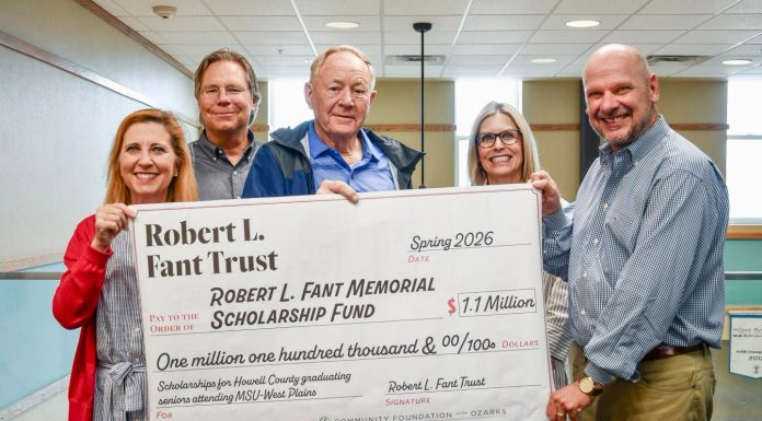 Community Foundation of West Plains Receives Large Donation