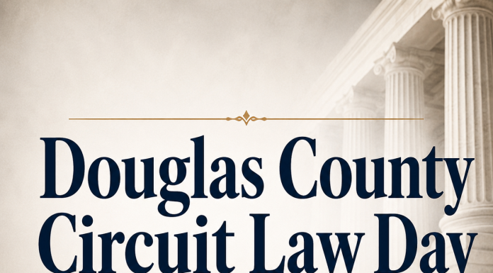 Judge Craig Carter sentences defendants during Douglas County Circuit Law Day