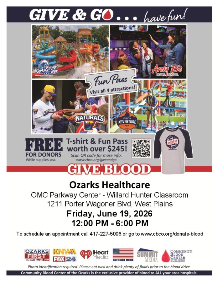 Ozarks Healthcare Drive 6-19-26