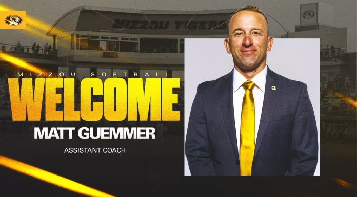 Matt Guemmer Joins the Mizzou Softball Staff