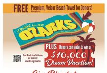 CBCO Blood Drive August 21 in West Plains