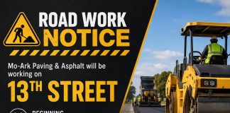 City of Mountain Grove Announces Road Work Scheduled Next Week