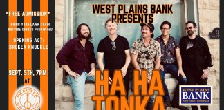 Ha Ha Tonka Concert Coming September 5th in West Plains