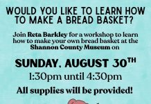 Learn to Make Baskets with the Shannon County Museum