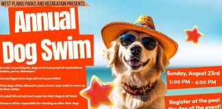 Annual Dog Swim this Sunday at the West Plains Aquatic Center