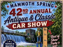 42nd Annual Antique and Classic Car Show Next Weekend in Mammoth Spring