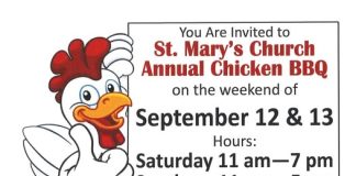 St. Mary’s Holding Annual Chicken BBQ Fundraiser Next Weekend